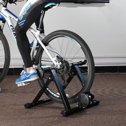 Folding Magnetic Bike Bicycle Turbo Trainer Exercise Fitness Training 5 levels of Resistance