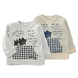 【アウトレット】 La Chiave トレーナー(80～130cm) キムラタンの子供服 ライトベージュ 90 ( 53368x53568-144 )
