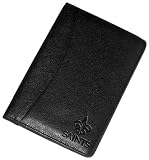 NFL New Orleans Saints Debossed Black Leather Portfolio