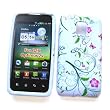 LG G2x (T-Mobile) Crystal Silicone Skin Case "Flower Lover's" Design