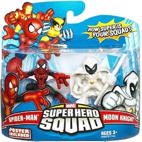 Marvel Super Hero Squad - Spider-Man and Moon Knight