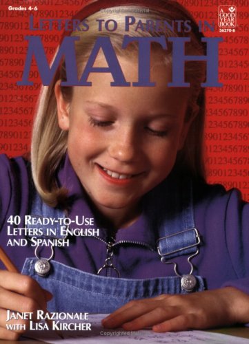 Letters to Parents in Math / Grades 4-6