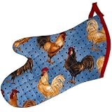 13 Oven Mitt - Roosters