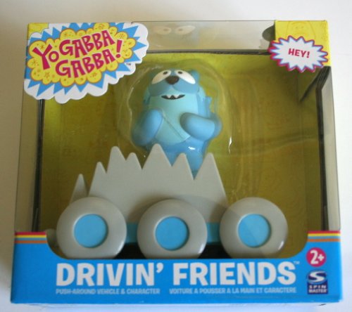 Yo Gabba Gabba Drivin Friends Push Around Vehicle And Character Toodee Picture