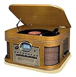 Crosley CR247-OA Composer CD Recorder (Oak)