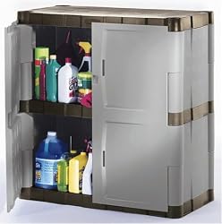 Rubbermaid 7085-00 Heavy-Duty Resin Base Cabinet