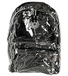 K-Cliffs Clear PVC School Backpack/ Outdoor Backpack with Black Back Panel