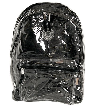Wholesale Lot (60) Clear Backpacks/ Transaprent Book Bag/ Clear PVC School Backpacks/ See-through Daypack