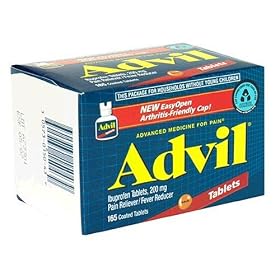 Advil Ibuprofen, 200 mg, Coated Caplets 165 coated tablets