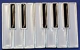 Z61 PIANO KEYS KEYBOARD BELT BUCKLE
