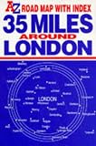 Thirty Five Miles Around London: 1m-2 Map (Road Map)