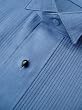 Tuxedo Shirts in Color Chambray - 1/8 Inch Pleat Poly/Cotton Fabric