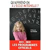 Qu'apprend-on � l'�cole maternelle ? : Les programmes officiels