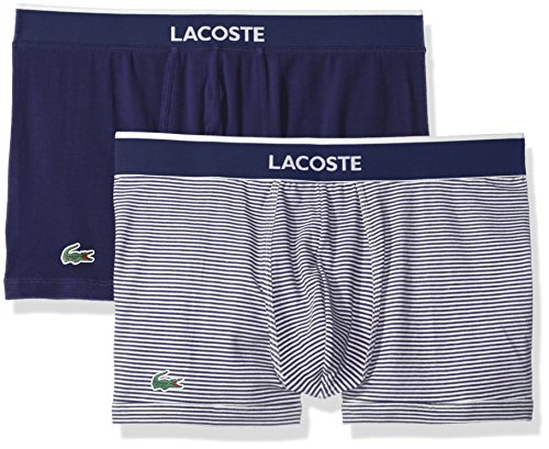 Lacoste Men's Colours 2-Pack Stripe Trunk