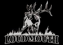 Loudmouth Upstream Images Silver Vinyl Wildlife Car Truck Window Decal Sticker