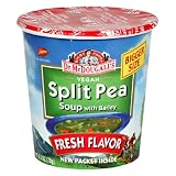 Dr. McDougall's Right Foods Vegan Split Pea Soup with Barley, 2.5-Ounce Cups (Pack of 12)