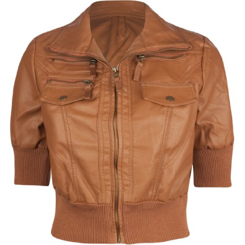 FULL TILT Faux Leather Womens Jacket