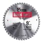 MK Morse CSM948SC Metal Devil 9-Inch 48 Tooth Steel Cutting Saw Blade with 1-Inch Arbor