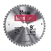 MK Morse CSM948SC Metal Devil 9-Inch 48 Tooth Steel Cutting Saw Blade with 1-Inch Arbor