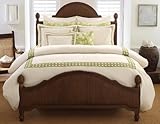 Tommy Bahama Cane Embroidery Duvet Cover, Queen, Lime