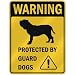 WARNING  NEAPOLITAN MASTIFFS PROTECTED BY GUARD DOGS  PARKING SIGN DOG