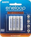 Sanyo Eneloop AAA NiMH Pre-Charged Rechargeable Batteries (4 Pack)