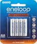 Sanyo Eneloop AAA NiMH Pre-Charged Rechargeable Batteries (4 Pack)