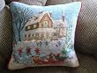Gorgeous Wool Needlepoint Christmas Cushion Cover W