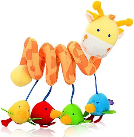 GYBER TM Baby Toys Plush Baby Rattles Bed Around Educational Handing Toy Giraffe Plush Soft Toys Baby Toys