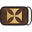 Real Wood Gold Iron Cross Belt Buckle