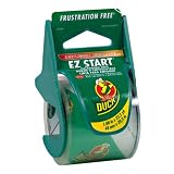 Henkel Duck 1.88-Inch-by-22.2-Yard EZ Start Carton Sealing Tape with Dispenser, Clear #07307