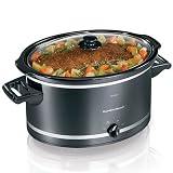 8 Quart Slow Cooker Black/Silver