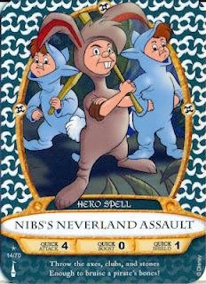 Sorcerers Mask of the Magic Kingdom Game, Walt Disney World - Card #14 - Nibs's Neverland Assault