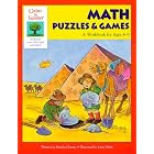 Math Puzzles and Games: A Workbook for Ages 4-6 (Gifted and Talented Series) by  Martha Cheney and Larry Nolte