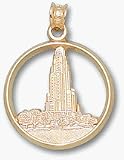Pittsburgh Panthers Cathedral Learning Pendant - 14KT Gold Jewelry
