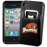 Oregon State Beavers Black Bottle Opener iPhone 4 Cover