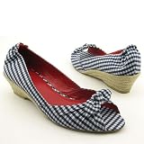 Guess - GUESS Eleanor Wedges Blue, Navy Blue Womens