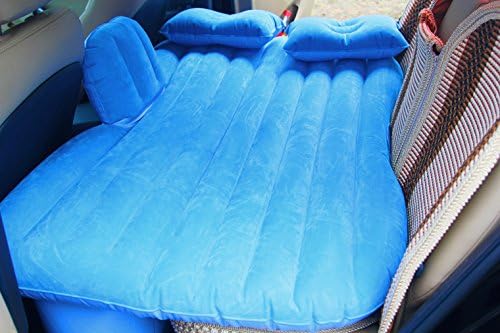 Car Travel Inflatable Mattress by Ankioo - Inflatable Bed Camping - Back Seat Extended Mattress for Parent-child or Lover,Blue