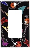 Art Plates - Electric Guitars Switch Plate - Single Rocker [並行輸入品]