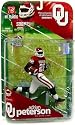 Adrian Peterson #28 Oklahoma Sooners White Jersey Uniform Chase Alternate Variant McFarlane College Series First Edition Action Figure