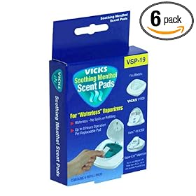 Vicks Waterless Vaporizer Scent Pads (6 Packs, 5 Pads Each)