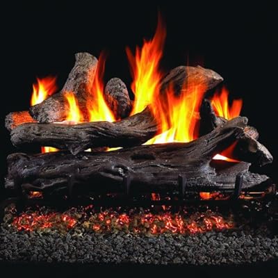 Peterson Gas Logs 24-inch Coastal Driftwood Logs Only No Burner