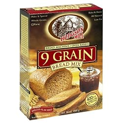 Hodgson Mill 9 Grain Bread Mix, 16-Ounce Boxes (Pack of 6)