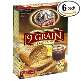 Hodgson Mill 9 Grain Bread Mix, 16-Ounce Boxes (Pack of 6)