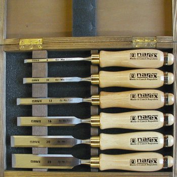 Boxed Narex Bevel Edge Chisels Set/6