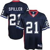 Reebok C.J. Spiller Buffalo Bills Premier Tackle Twill Jersey - Navy Blue (Large)