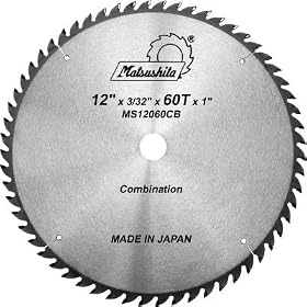 Matsushita MS12060CB 12" 60 tooth Combination Saw Blade