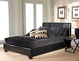 Hawthorn Full Leather Platform Bed - Hillsdale 1329BFR
