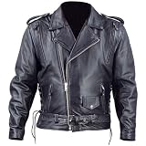 Motorcycle Jackets - Mens Vented Motorcycle Leather Jacket MJ417