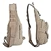 Daosen Sports Unbalance Backpack Sling Bag for Men Canvas Chest Pack/Hiking Bag